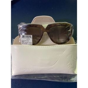 NEW Valentino V661s 212 Havana Poudre Brown Fashion Sunglasses